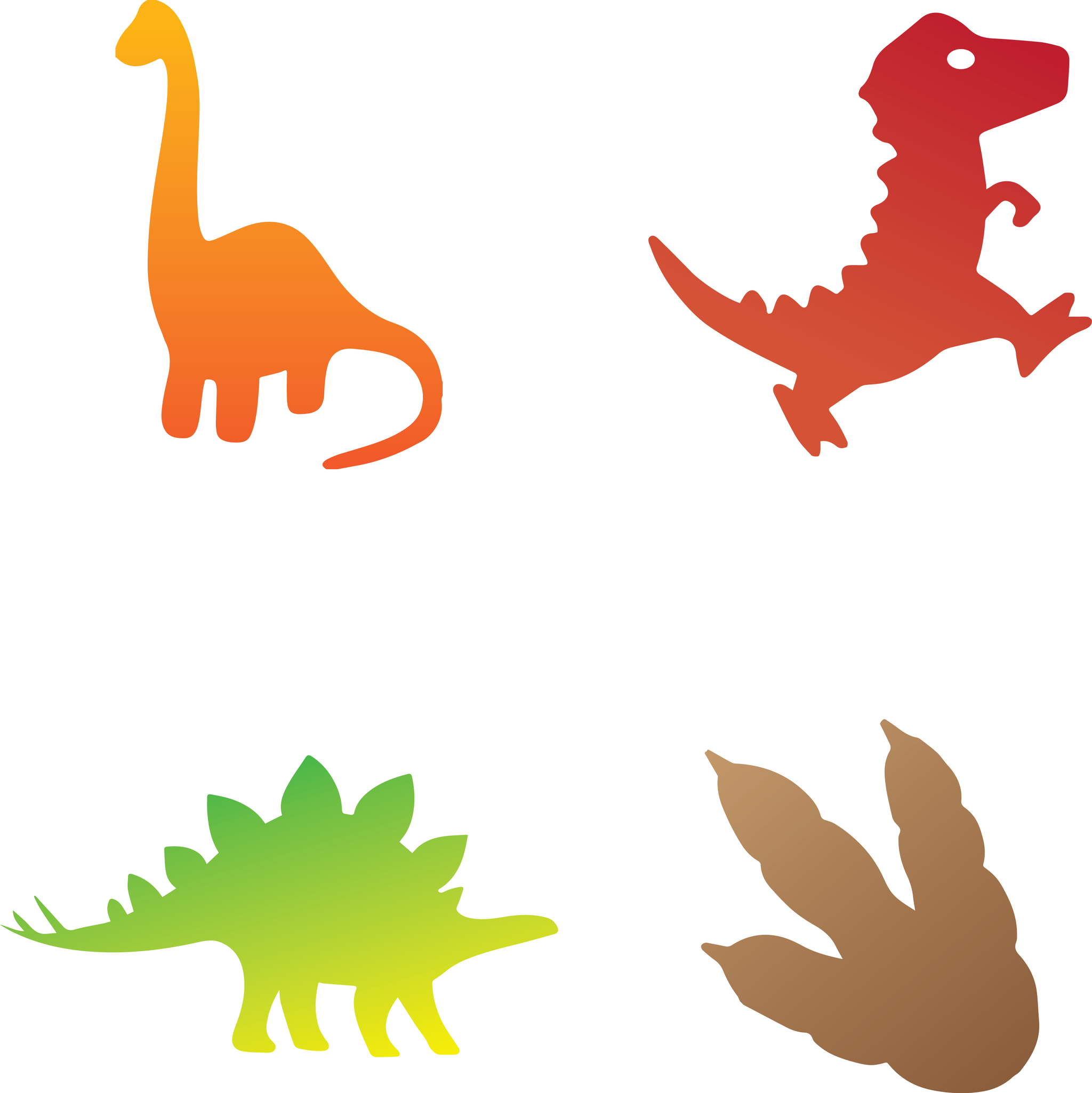 Dinosaur Stencils