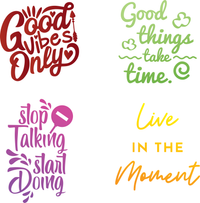 Inspirational Quotes Stencils